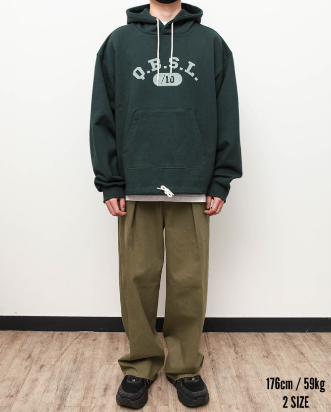 Q CUMBERS (キューカンバース)　QBSL/10 Hoodie - Ivy Green