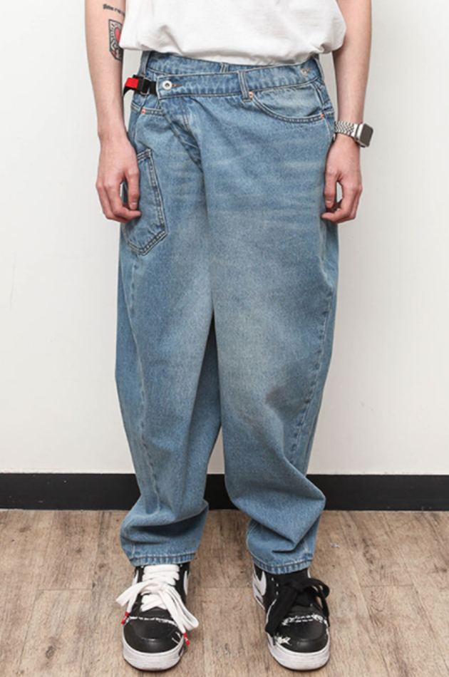 Q CUMBERS (キューカンバース)　40 Inch Rework Denim Pants