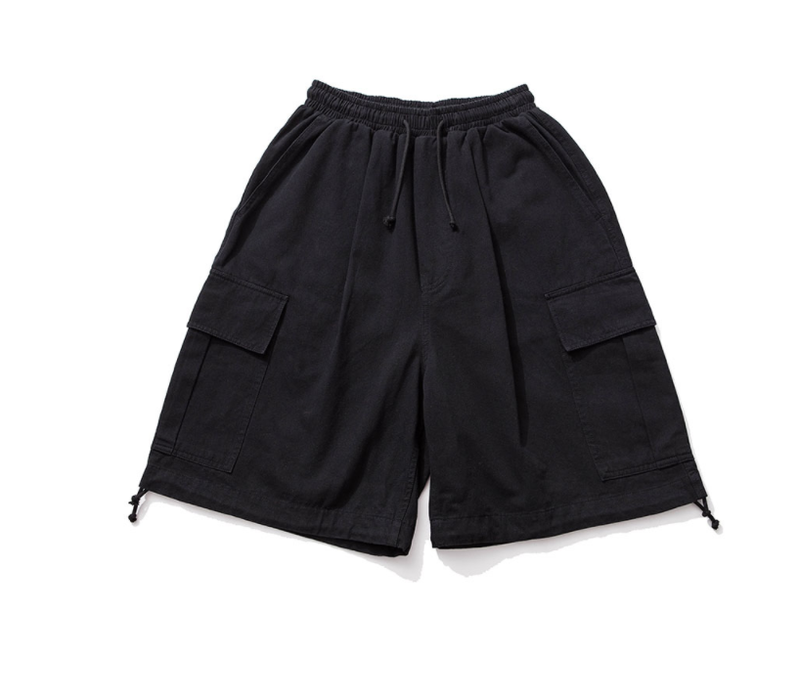 Q CUMBERS (キューカンバース)　Military Cargo Shorts - Black