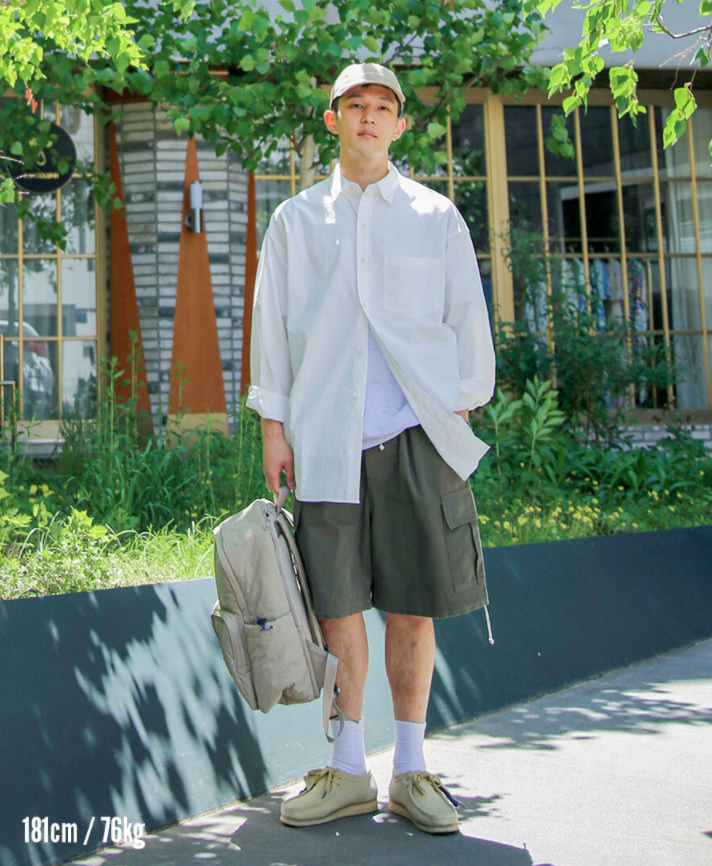 Q CUMBERS (キューカンバース)　 Military Cargo Shorts - Dark Olive