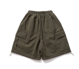 Q CUMBERS (キューカンバース)　 Military Cargo Shorts - Dark Olive