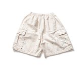 Q CUMBERS (キューカンバース)　 painted cargo shorts