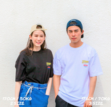 Q CUMBERS (キューカンバース)　 [80YS] Summer Vacation_3 (Beach) T-shirt