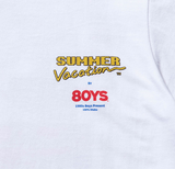Q CUMBERS (キューカンバース)　 [80YS] Summer Vacation_3 (Beach) T-shirt