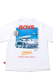 Q CUMBERS (キューカンバース)　 [80YS] Summer Vacation_3 (Beach) T-shirt