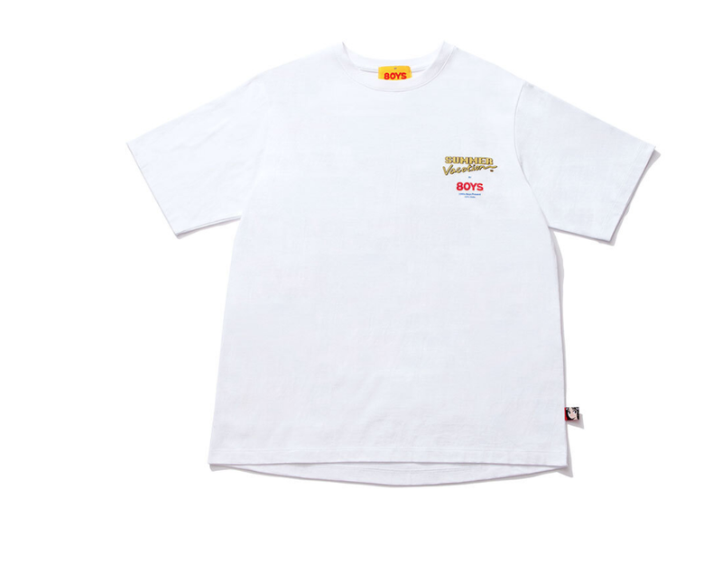 Q CUMBERS (キューカンバース)　  [80YS] Summer Vacation_2 (Cafe) T-shirt