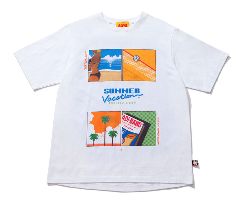 Q CUMBERS (キューカンバース)　[80YS] Summer Vacation_4 (Bikini) T-shirt