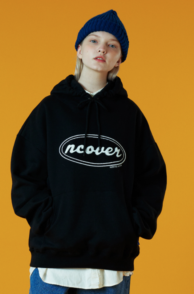 NCOVER（エンカバー）ORIGINAL CANDLEWICK HOODIE-BLACK