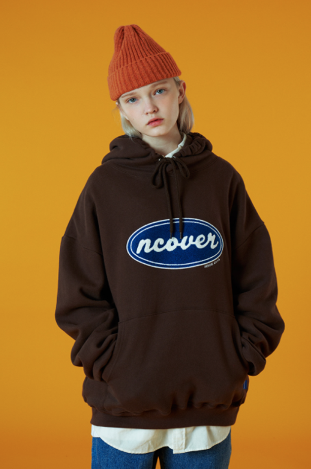 NCOVER（エンカバー）ORIGINAL CANDLEWICK HOODIE-BROWN