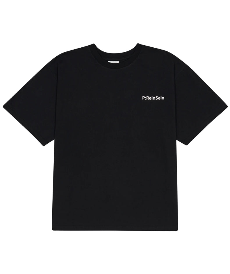 ReinSein（レインセイン） REINSEIN LOGO BLACK SHORT-SLEEVED T-SHIRT