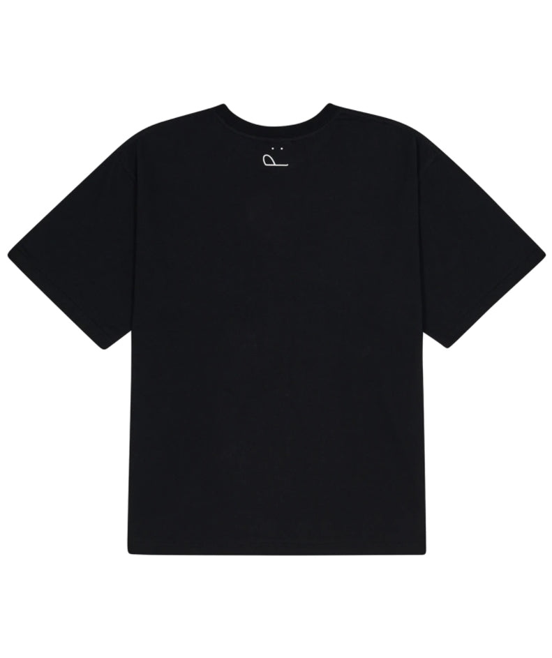 ReinSein（レインセイン） REINSEIN LOGO BLACK SHORT-SLEEVED T-SHIRT