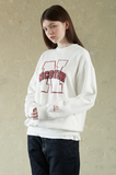 NCOVER（エンカバー）N LINE LOGO POINT SWEATSHIRT-WHITE