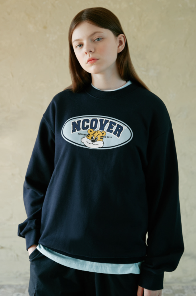 NCOVER（エンカバー）BERT ORIGINAL LOGO SWEATSHIRT-NAVY