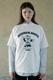 NCOVER（エンカバー）BERT ARCH LOGO TSHIRT-WHITE