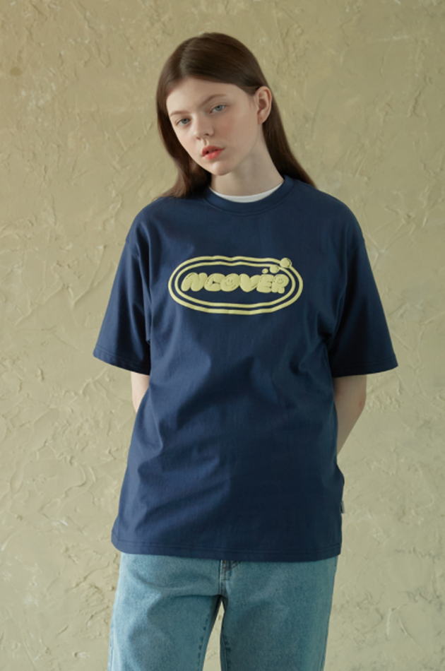 NCOVER（エンカバー）ORIGINAL BUBLLE LOGO TSHIRT-NAVY