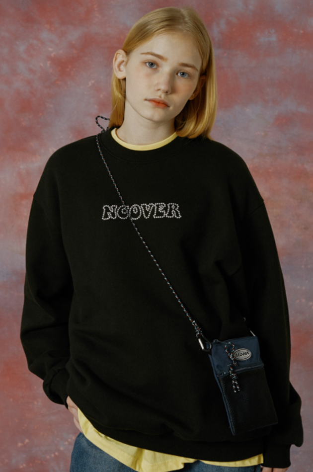 NCOVER（エンカバー）HOTFIX LOGO SWEATSHIRT-BLACK