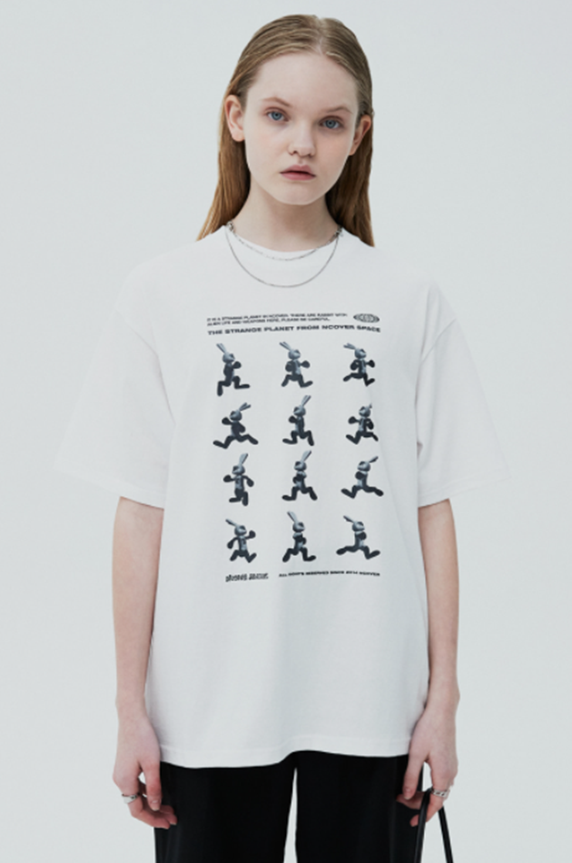 NCOVER（エンカバー）3D ZET RUNNING TSHIRT-WHITE