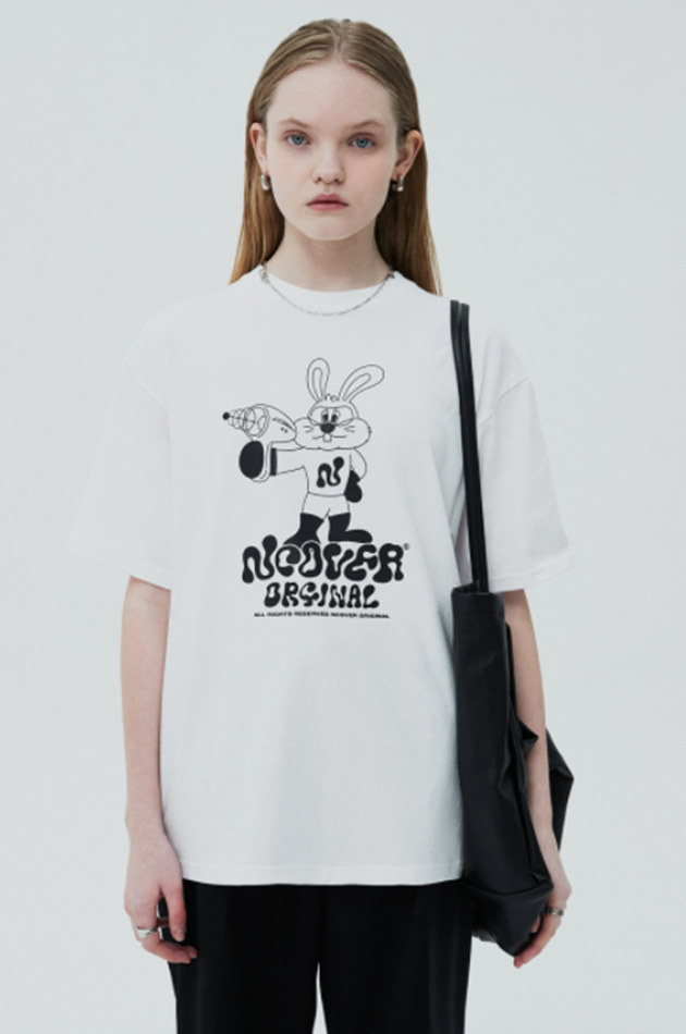 NCOVER（エンカバー）ZET LINE TSHIRT-WHITE