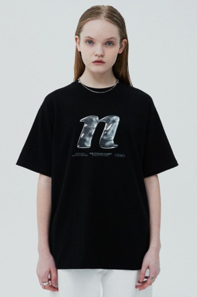 NCOVER（エンカバー）3D N LOGO TSHIRT-BLACK