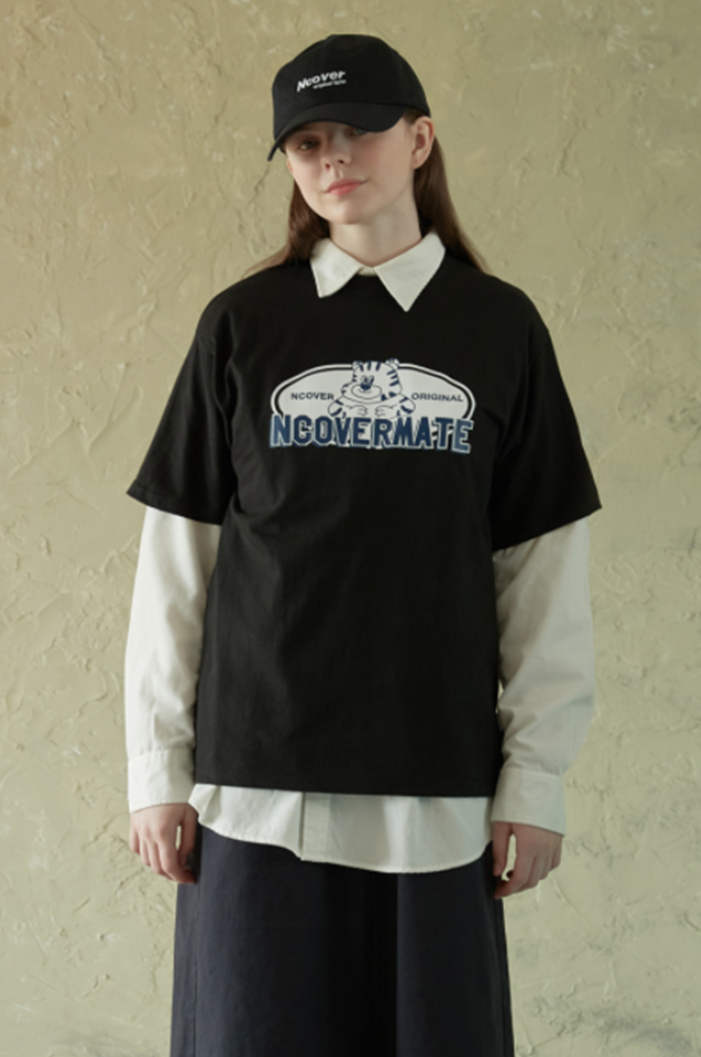 NCOVER（エンカバー）TOBY ORIGINAL LOGO TSHIRT-BLACK