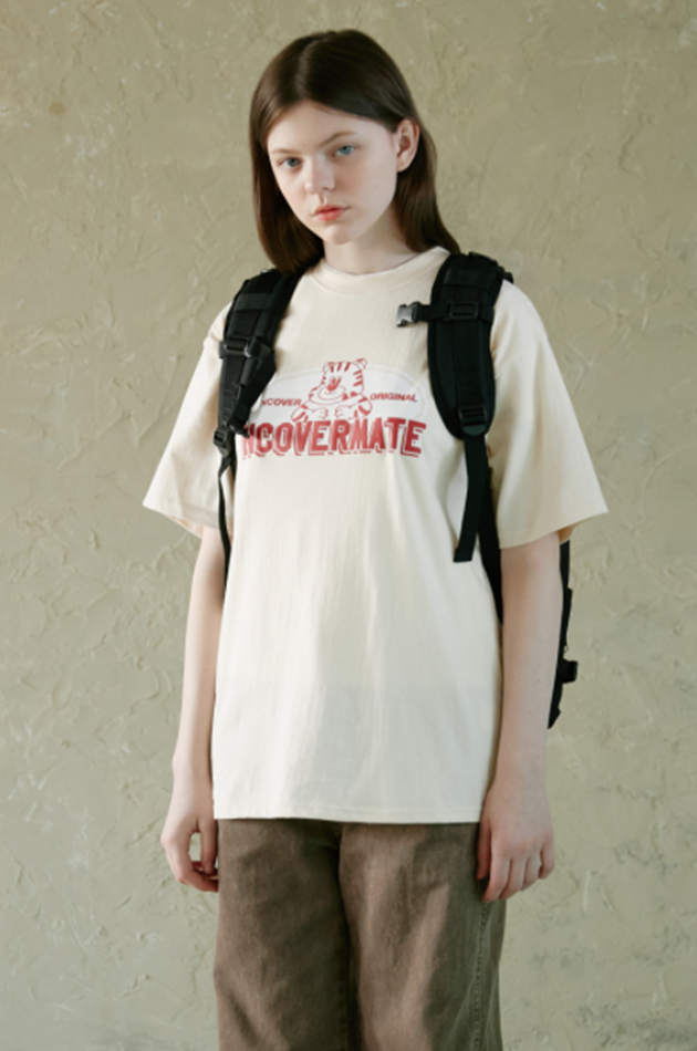 NCOVER（エンカバー）TOBY ORIGINAL LOGO TSHIRT-IVORY