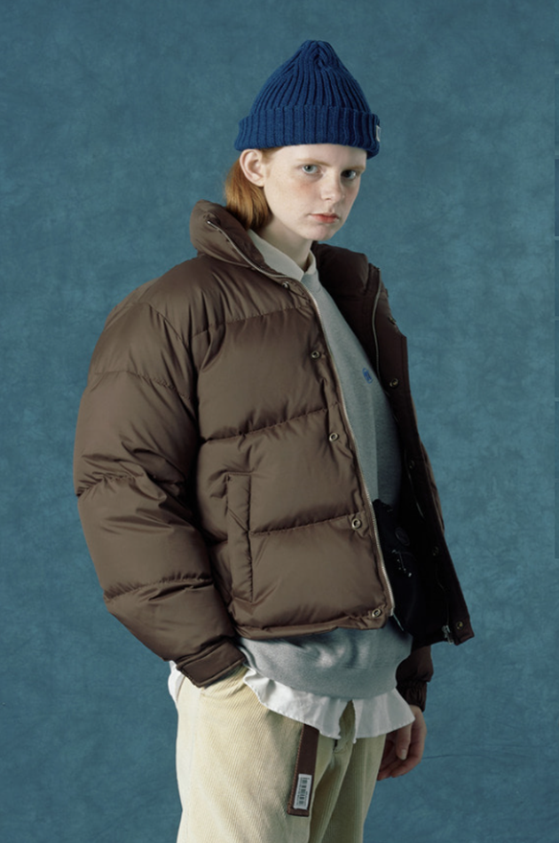 NCOVER（エンカバー）RUBBER SHORT PADDING-BROWN