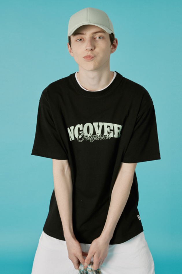 NCOVER（エンカバー）ARCH LOGO TSHIRT-BLACK