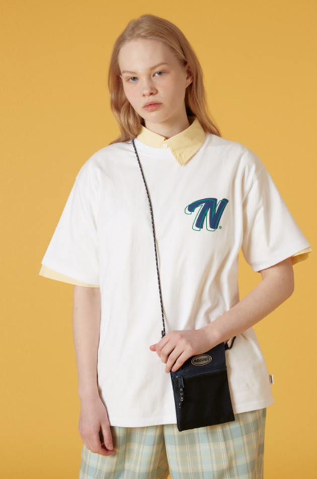NCOVER（エンカバー）DOUBLE N TSHIRT-WHITE