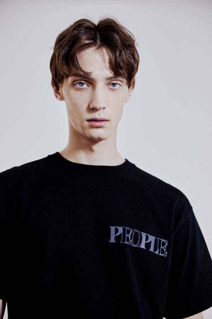 ORDINARY PEOPLE(オーディナリーピープル) 10TH ARCHIVE SIMPLE BLACK LOGO T-SHIRTS
