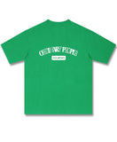 ORDINARY PEOPLE(オーディナリーピープル) 10TH ARCHIVE SIMPLE GREEN LOGO T-SHIRTS