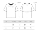 ORDINARY PEOPLE(オーディナリーピープル) CRACK IVORY LOGO CHARCOAL T-SHIRTS