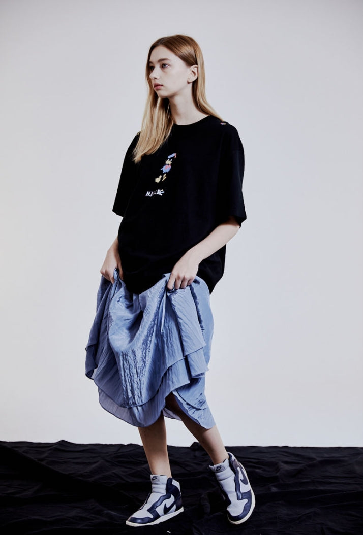 ORDINARY PEOPLE(オーディナリーピープル) [ORDINARYPEOPLE X DISNEY] ARTIST DONALD BLACK T-SHIRTS