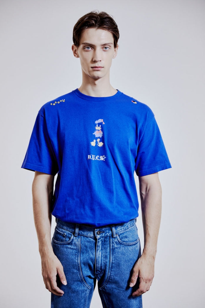 ORDINARY PEOPLE(オーディナリーピープル) [ORDINARYPEOPLE X DISNEY] ARTIST DONALD BLUE T-SHIRTS