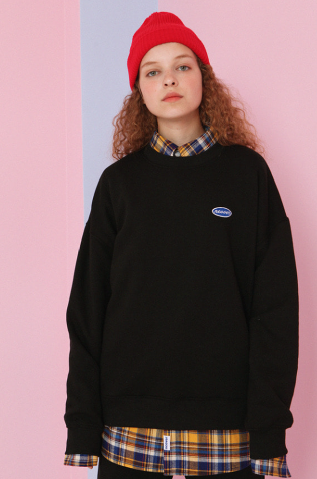 NCOVER（エンカバー）LOGO SWEATSHIRT-BLACK