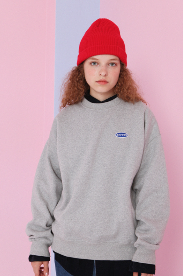 NCOVER（エンカバー）LOGO SWEATSHIRT-GREY