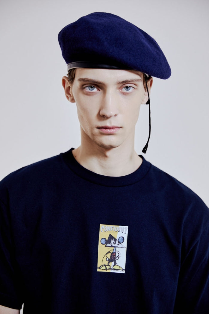 ORDINARY PEOPLE(オーディナリーピープル) [ORDINARYPEOPLE X DISNEY] PAINTER MICKEY NAVY T-SHIRTS