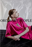 ORDINARY PEOPLE(オーディナリーピープル) [ORDINARYPEOPLE X DISNEY] PAINTER MICKEY PINK T-SHIRTS