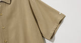 ダブルユーブイプロジェクト(WV PROJECT) Ritz Stripe Short-Sleeved Shirt Beige MJSS7506