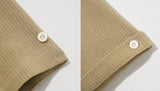 ダブルユーブイプロジェクト(WV PROJECT) Ritz Stripe Short-Sleeved Shirt Beige MJSS7506