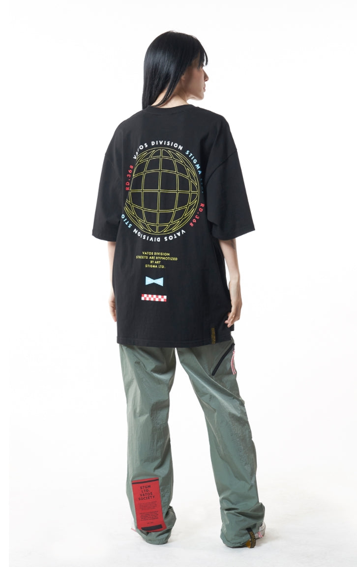 STIGMA(スティグマ) UNIVERSE OVERSIZED T-SHIRTS BLACK