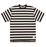 STIGMA(スティグマ) STRIPE OVERSIZED T-SHIRTS BLACK