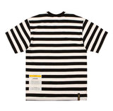 STIGMA(スティグマ) STRIPE OVERSIZED T-SHIRTS BLACK