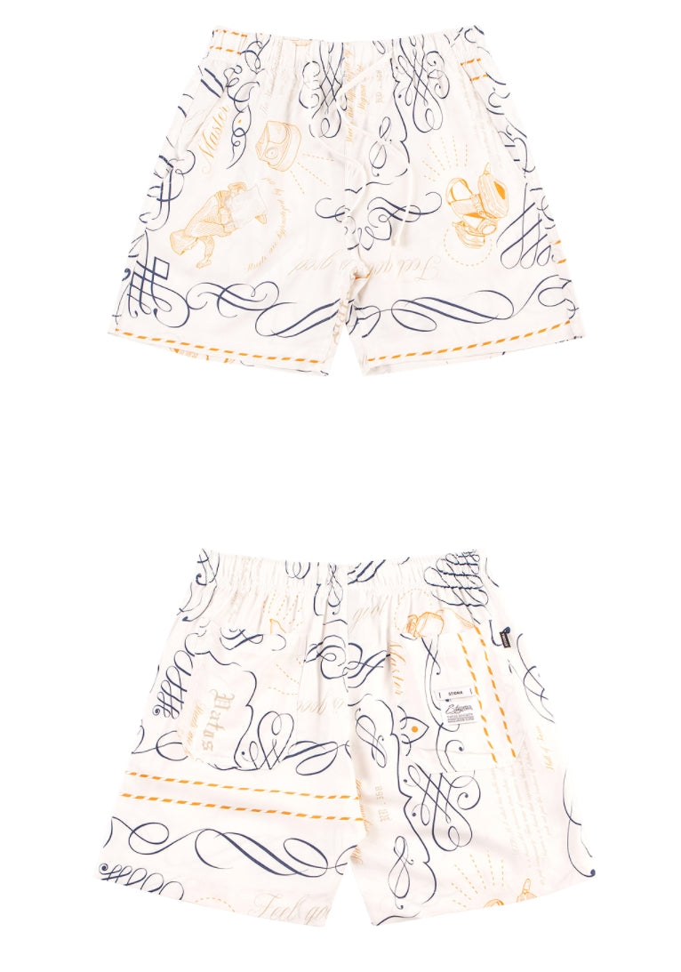 STIGMA(スティグマ)   MASTERPIECE RAYON SHORT PANTS IVORY