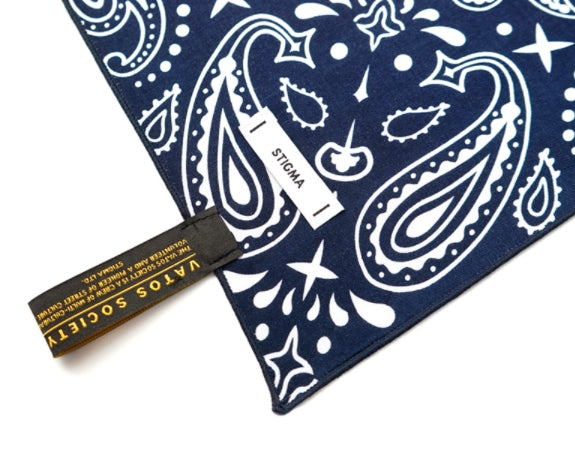 STIGMA(スティグマ)  PAISLEY SCARF NAVY