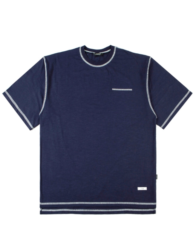 STIGMA(スティグマ)   LIGHT WEIGHT SEMI OVER T-SHIRTS NAVY