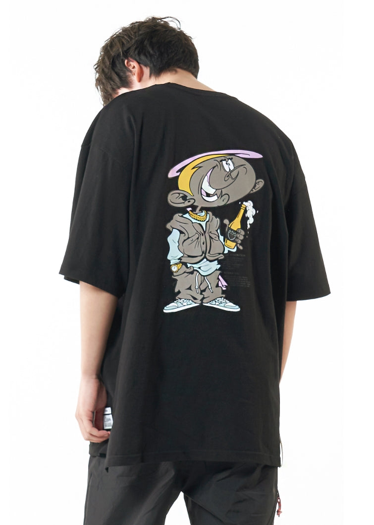 STIGMA(スティグマ) CELEBRATION OVERSIZED T-SHIRTS BLACK