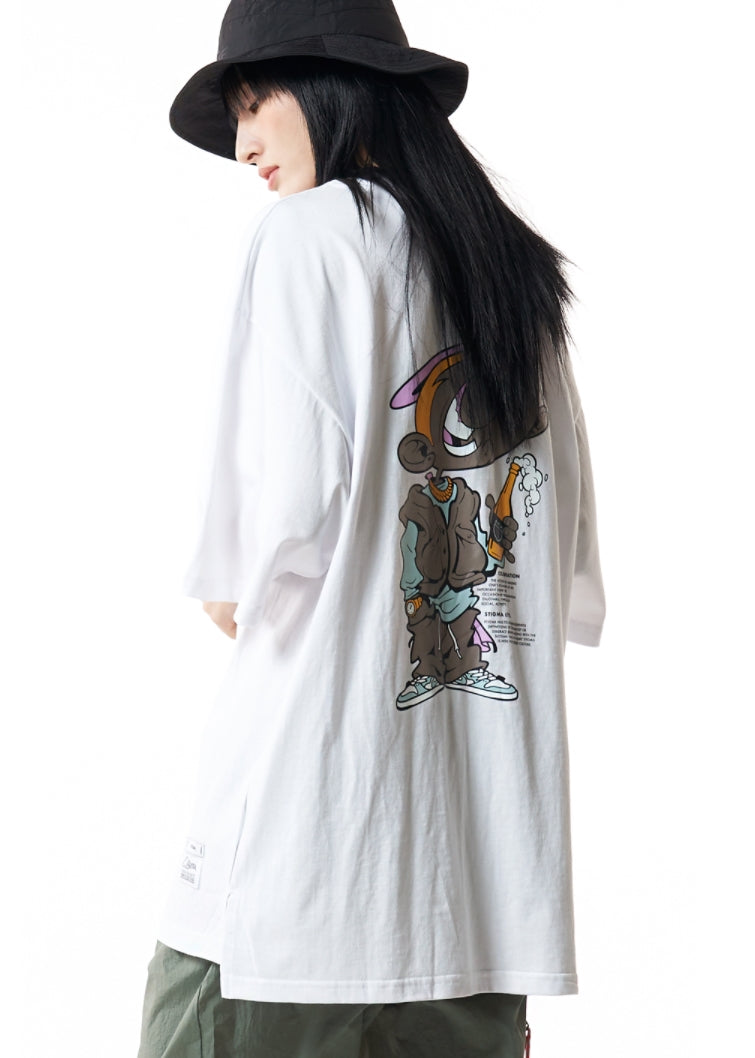 STIGMA(スティグマ) CELEBRATION OVERSIZED T-SHIRTS WHITE
