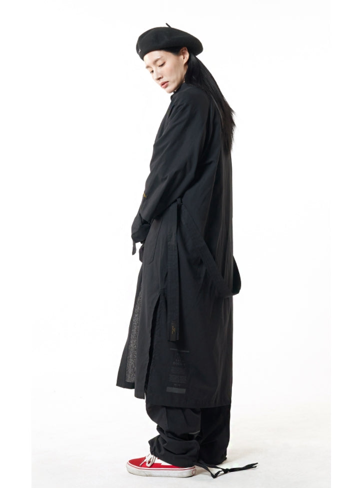 STIGMA(スティグマ) TECH LINEN ROBE BLACK