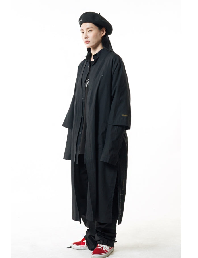 STIGMA(スティグマ) TECH LINEN ROBE BLACK