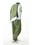 STIGMA(スティグマ) TECH LINEN CARGO PANTS OLIVE